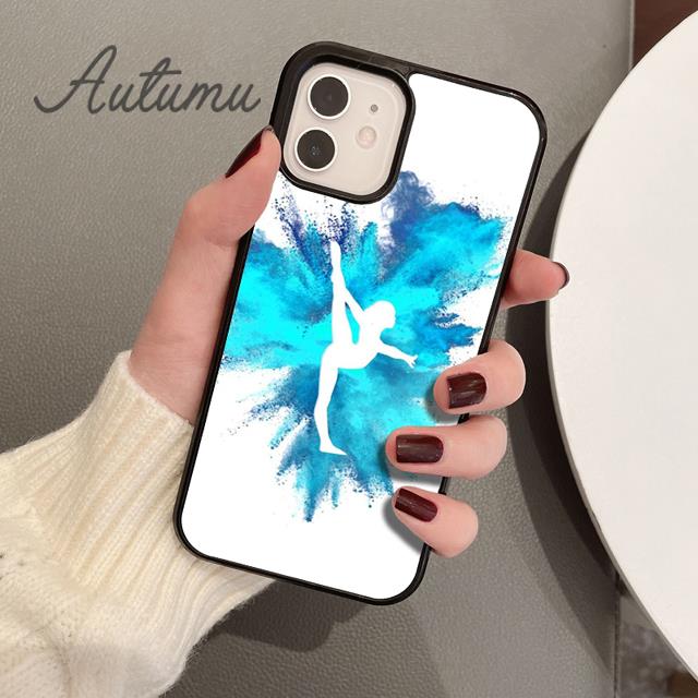Pouzdro na telefon Dance Gymnastics pro iPhone 11 12 13 14 Pro Max mini X XR XS SE 2020 5 6S 7 8 Plus Kryt krytu Samsung Galaxy S21 S22