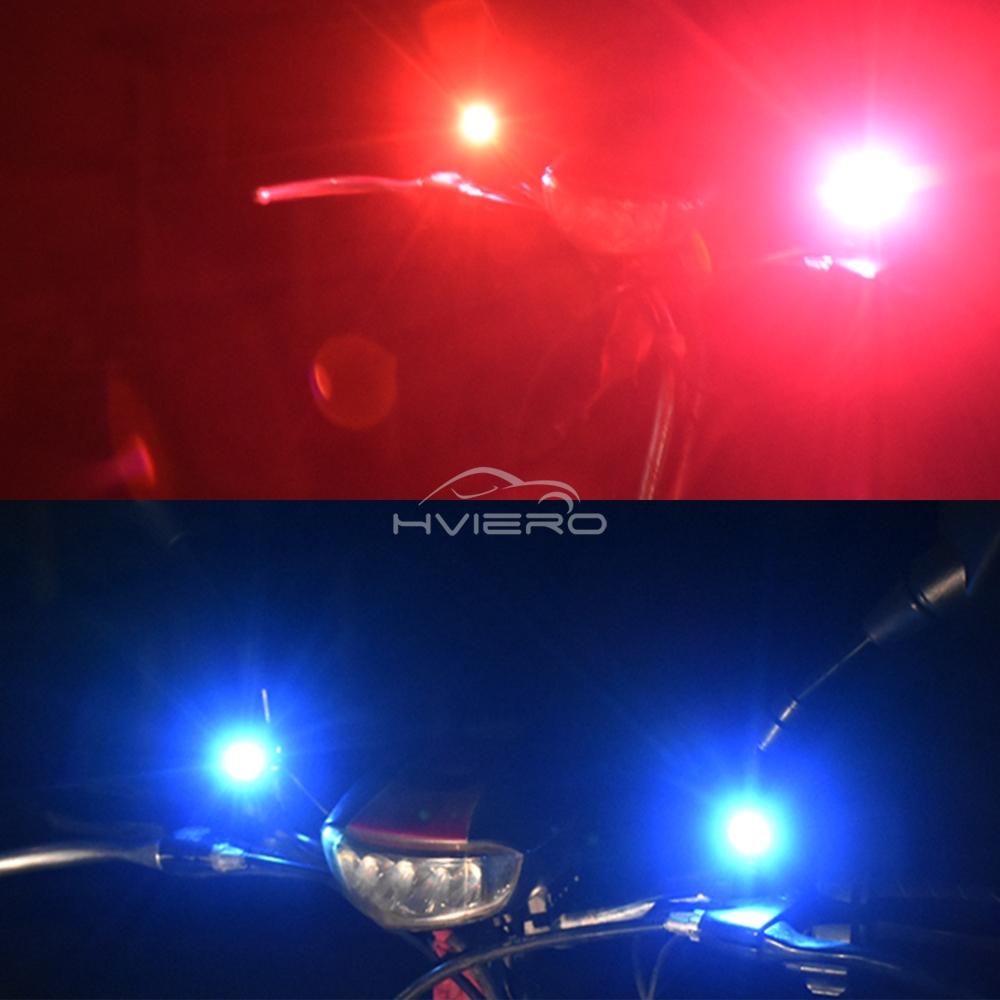 2x 18mm Adlerauge Spiegelblinker Tagfahrlicht Auto Motorrad LED-Birne Blinker Rückfahrlicht Bremslicht Kofferraumlicht Tageslicht Wasserdicht