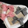 Bow Plaids Hair Clip Y2K Style Hairpin Sweet Balletcore Bunches Hair Clips