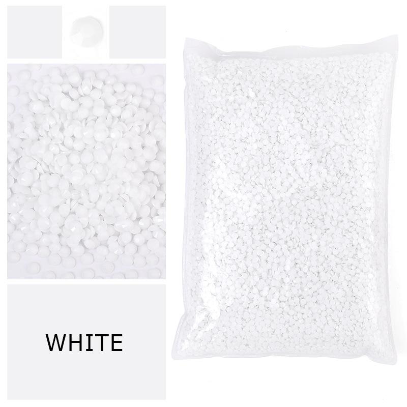 Hot-Selling Diamond Painting Sticker Diamond, Flat-Bottomed Resin Diamond, Jelly Color, Small Round Diamond, Large Packaging, Multi-Color Optional