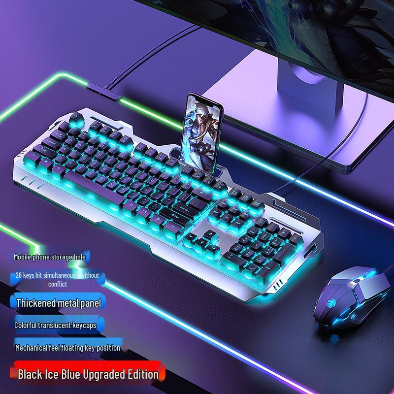 Pioneer GX330 Mechanical-Feel Gaming Keyboard & Mouse Set - Luminous for PC/Laptop