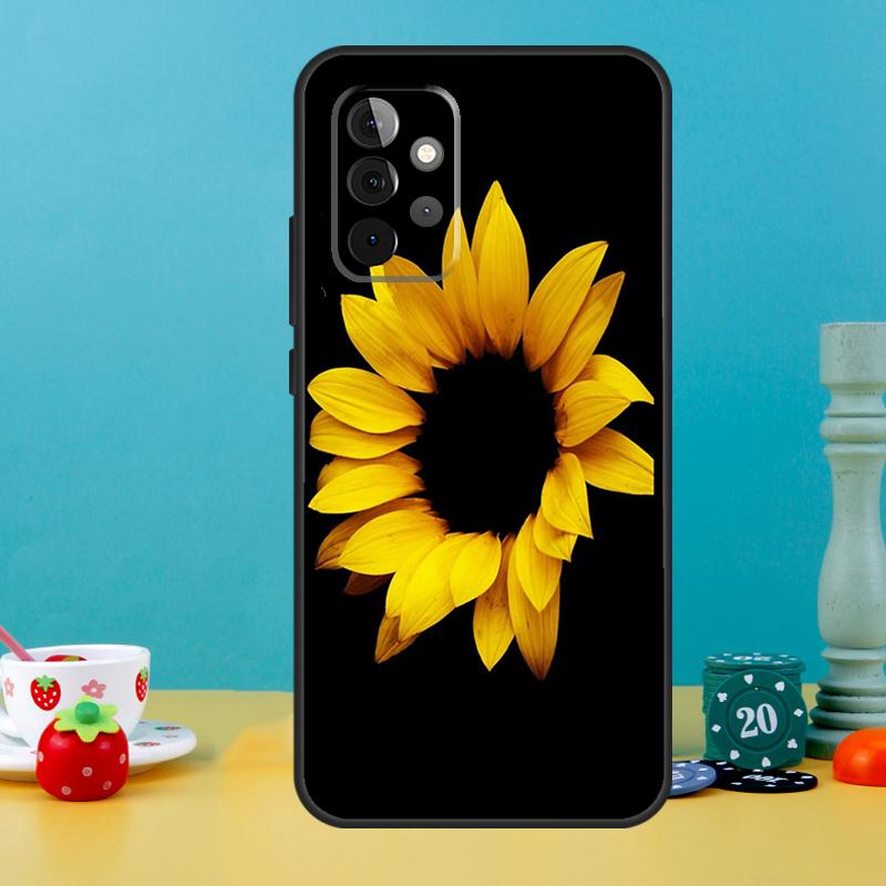 Sunflower Case For Samsung Galaxy A05 A36 A56 A26 A16 A53 A33 A13 A12 A32 A52 A55 A35 A15 A54 A34 A14