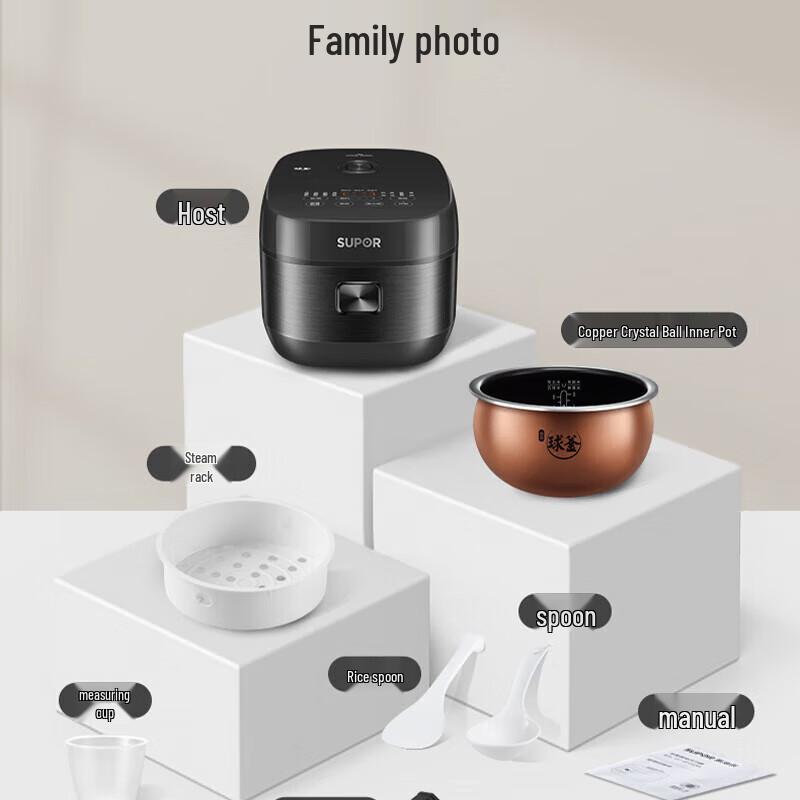 SUPOR IH Spherical Pot Rice Cooker CN Plug (adapter Included)