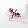 1PC Jewelry Gorgeous Brooch Gift Dragon Design Shining Pin Luxury Rhinestones Fashion Clothing Accessories Cool Multicolor