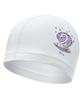 Laelliseupocheu [Rruc515 Vio] Swan Urethane Coated Swim Cap Violet
