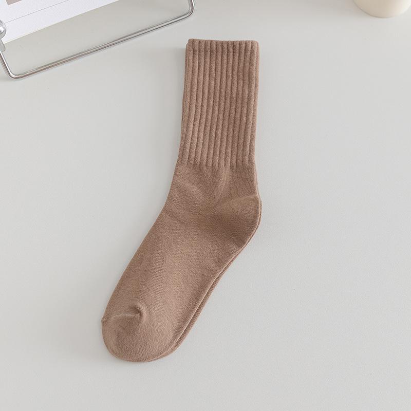 Ladies Spring and Autumn Cotton Boneless Yuezi Tube Stack Socks