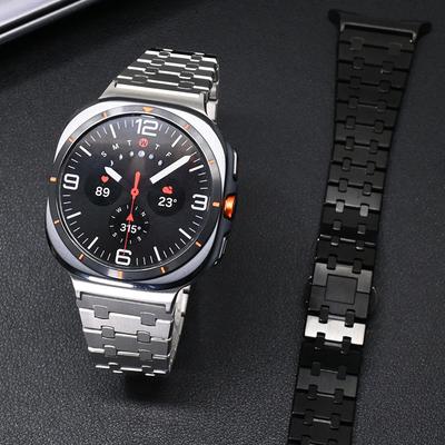 No Gaps Stainless Steel Band for Samsung Galaxy Watch 8/8classic Metal Luxury Bracelet For SAMSUNG Galaxy Ultra 2025 Men Straps