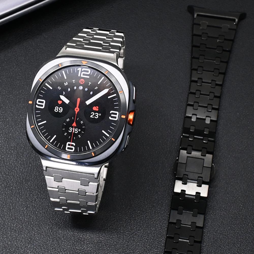No Gaps Stainless Steel Band for Samsung Galaxy Watch 8/8classic Metal Luxury Bracelet For SAMSUNG Galaxy Ultra 2025 Men Straps