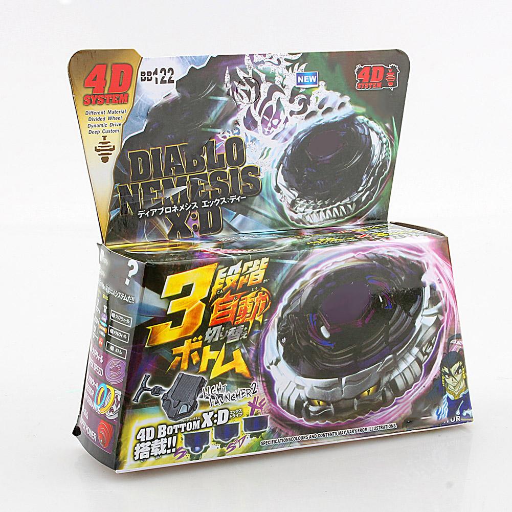 

4D System BB-122 Beyblade Diablo Nemesis X:D Metal Fusion Fight Masters Set Игрушка