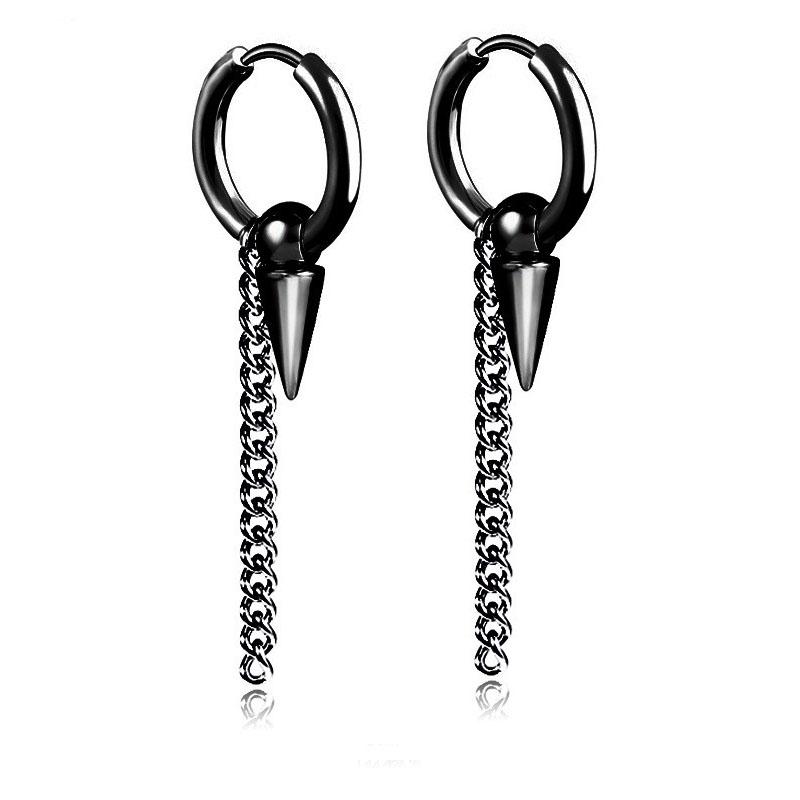New Arrival Stainless Steel Stud Earrings Cross Star Scorpion Tassel For Women Men Fashion Hip Hop Ear Jewelry Gifts