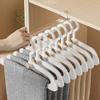 Pull Out Slide Rail Clothes Pants Hanger Plastic Trouser Rack Hanger  Wardrobe