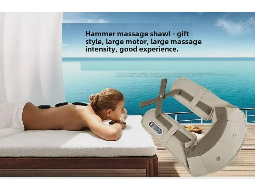 Multifunktionaler Ganzkörper-Massagegerät mit Heizung für Nacken, Taille, Rücken & Schultern – Simuliert menschliche Massage & Klopfen