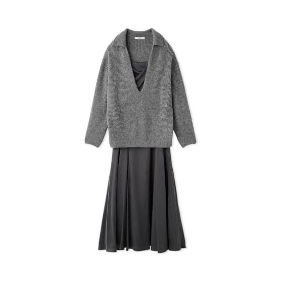 SNIDEL Key Neck Knit Set Cami Dress SWNO255088 Women s