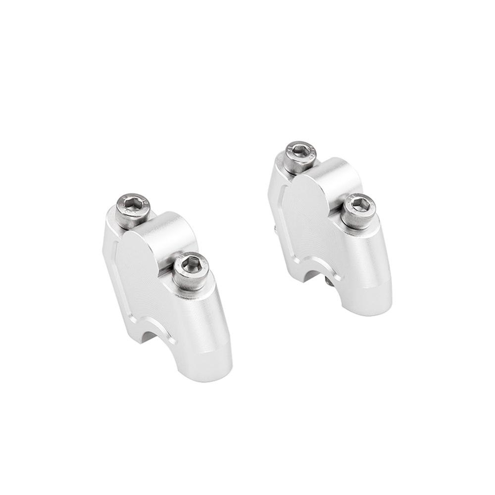 

Honda CB500X/CB500F/NC700S/NC750X Handlebar Riser Adapter серебряный