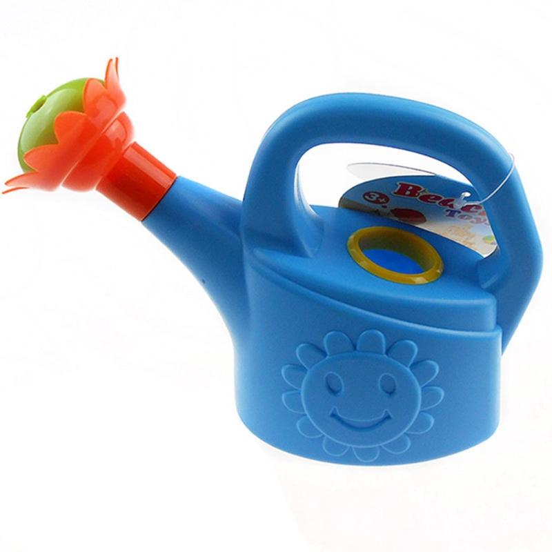 Kids Summer Beach Toys Cute Flower Shape Baby Watering Can Seaside Kids for Play Water Games Tool Kids Outing Supplies