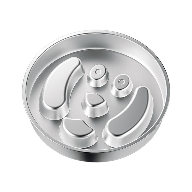 Slow Feeder Dog Bowl,Slow Feeder Stainless Steels Metal Dog Dish to Slow Eating Slow Feeding Dog Bowl for Small Breeds