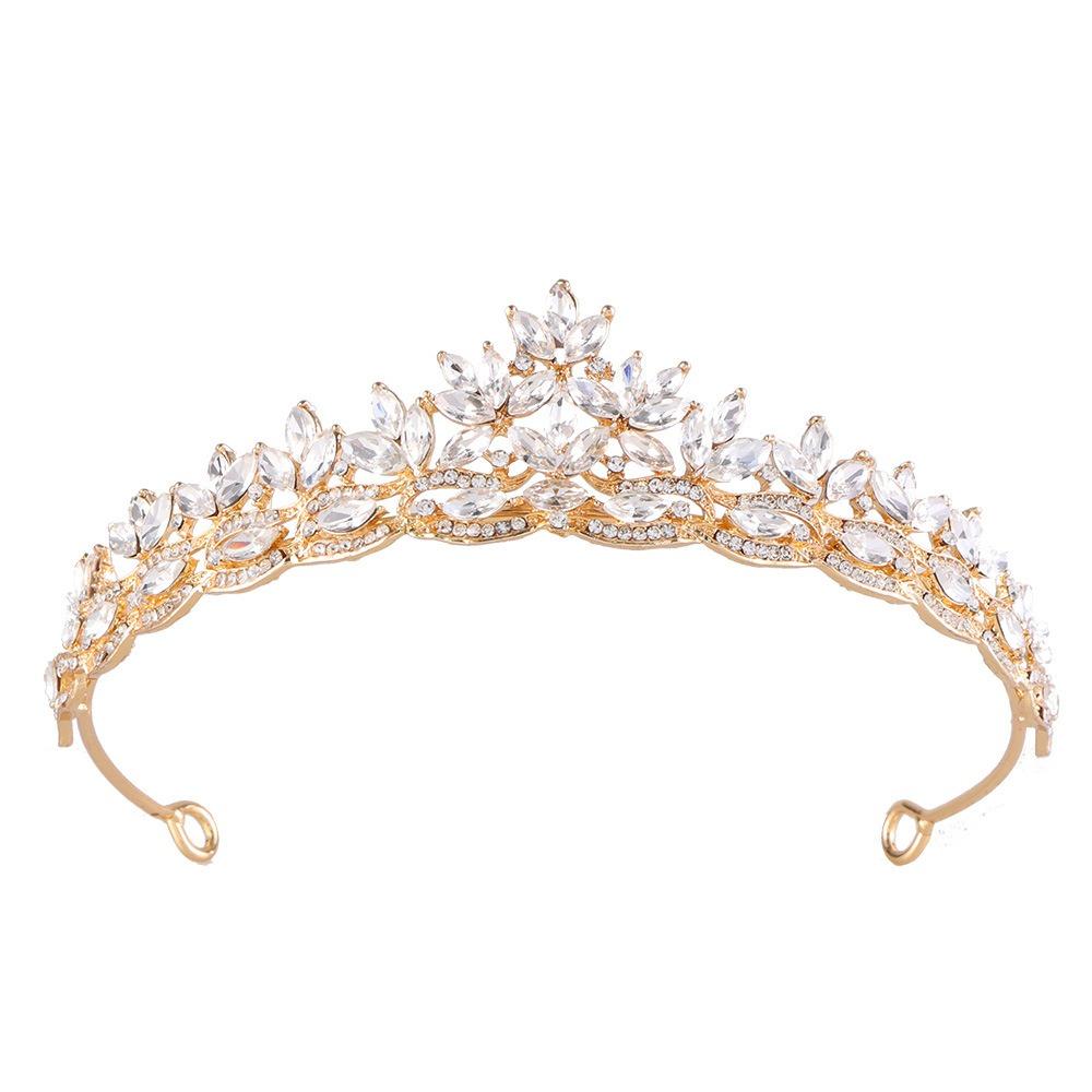 Hair Hoop Bridal Princess Crown Headbands Rhinestone Diadem Crystal Crown Headwear  Girls Party
