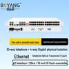 BOYANG 30-Channel Telephone + 4-Port Gigabit Fiber Multiplexer