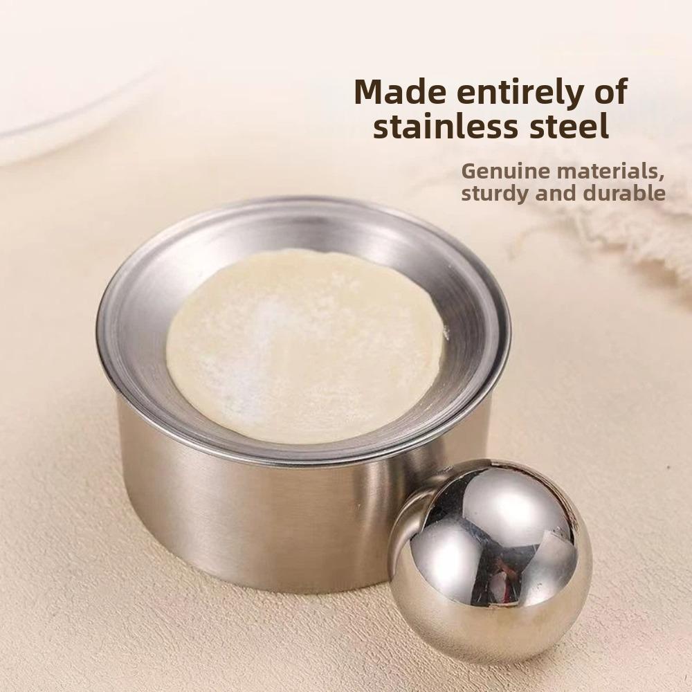 Stainless Steel Dumpling Skin Pressing Tool Rolling Ball Dumpling Maker  Beginner Kitchen