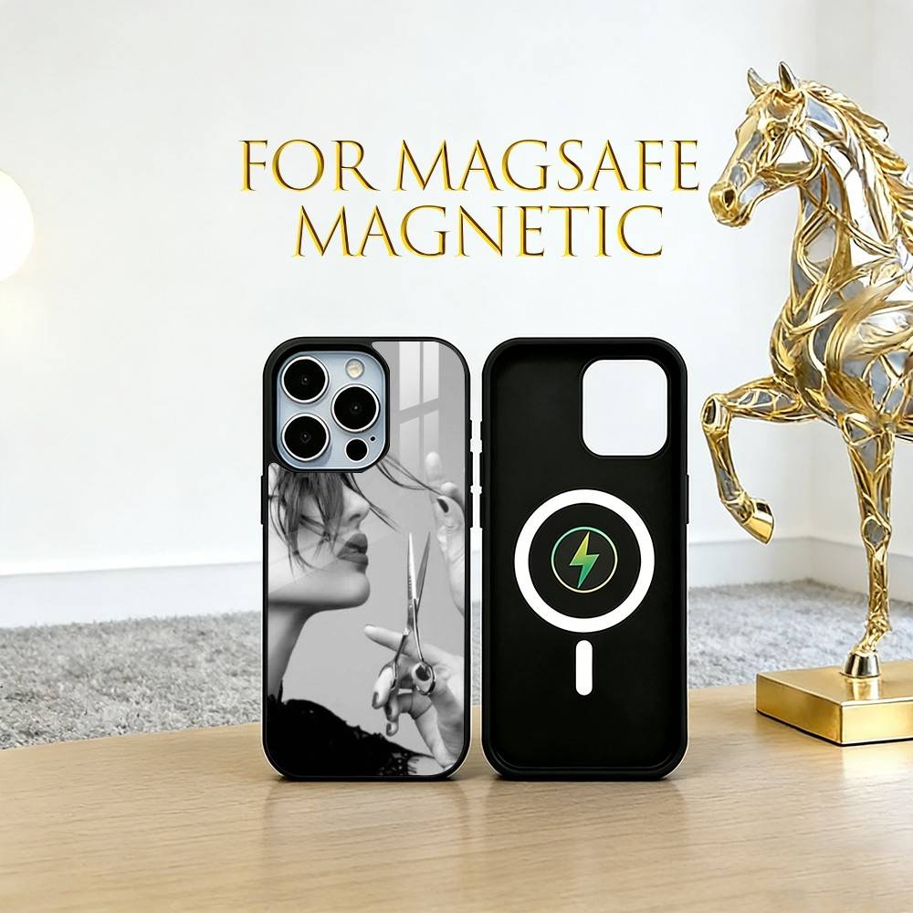 Barber Shop Hair Stylist Salon Phone Case For iPhone17,16,15,14,13,12,11 Plus,Pro Magnetic with Magsafe Wireless Charging