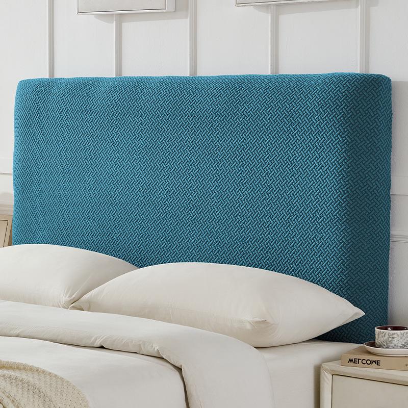 Jacquard Headboard Cover: Thickened, Dustproof, Non-slip, Wear-resistant, Elastic Slipcover & Backrest Protector