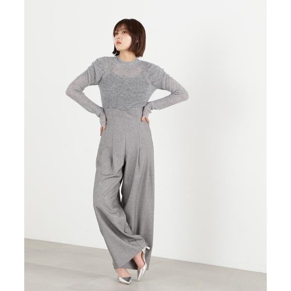 [Jill by Jill Stuart] Mohair Com Hairy Sheer Top