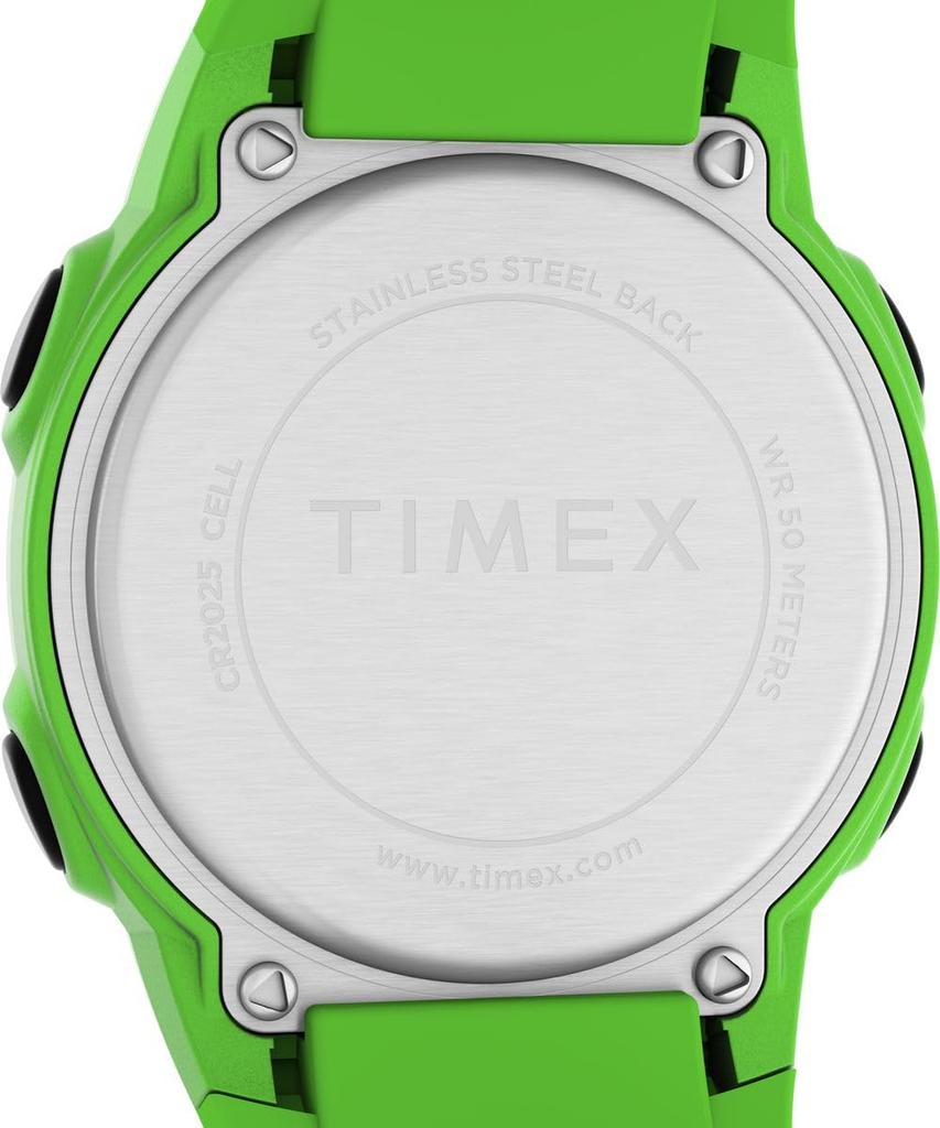 TIMEX Sports Watch Digital 5 ATM Water Resistant Plastic Green Dial TW5M62800 Men's
