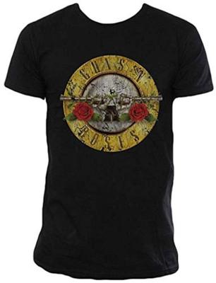 Guns N' Roses Band T Shirt Unisex Vintage Tee - Officially Licensed Guns N Roses Pistols Merch - Boyfriend Tee