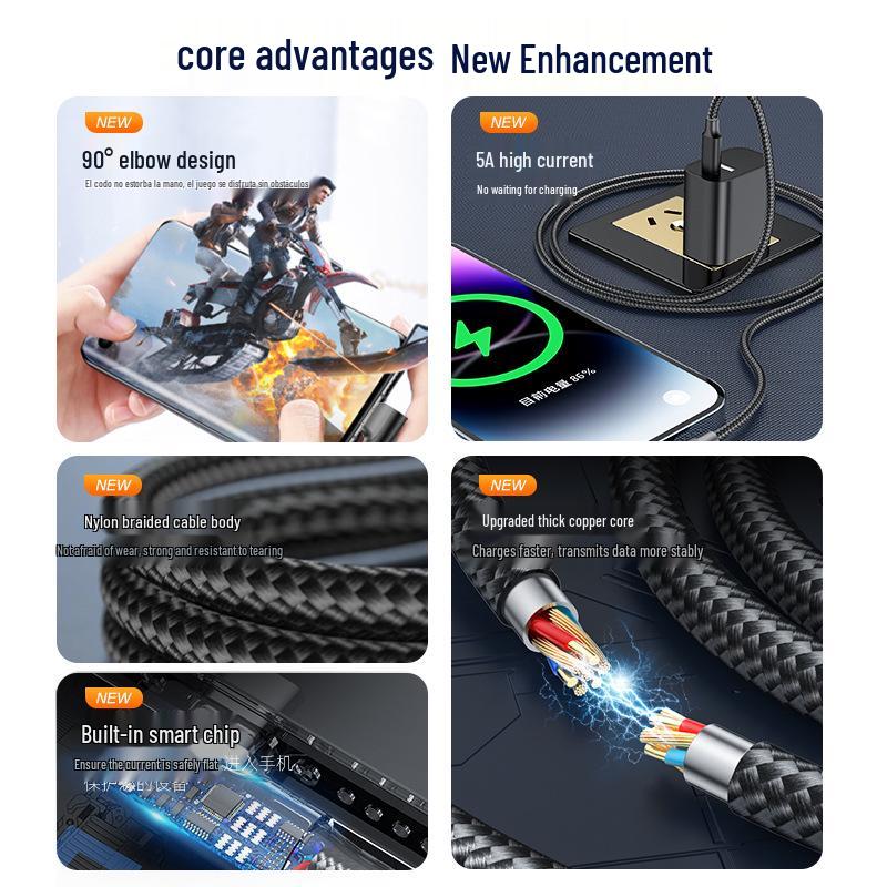 3m C-to-C 60W Fast Charging Cable for Apple, Samsung, Huawei, Xiaomi