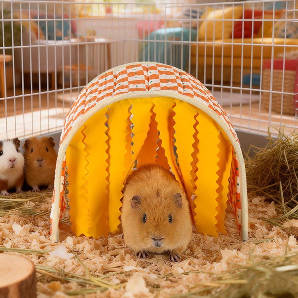 Durable Large Space Guinea Pig Tunnel Summer Sturdy Hamster Shelter Breathable Cozy Rabbit House Summer Nest