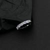 1PC Zircon Ring Luxury Personality Women Simple Fashion Full Oval Zircon Rings Wedding Party Jewelry Gifts
