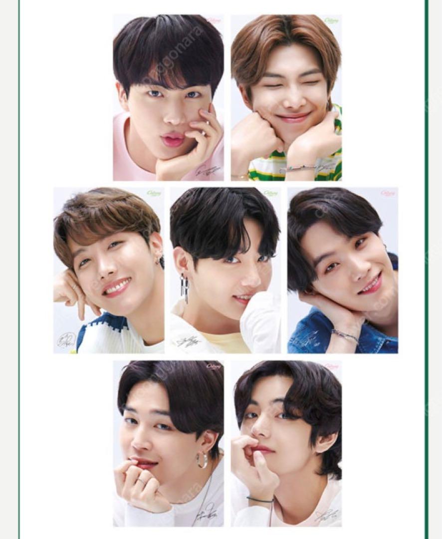 

[Б/У] Эксклюзивный корейский набор постеров BTS Chilsung Cider