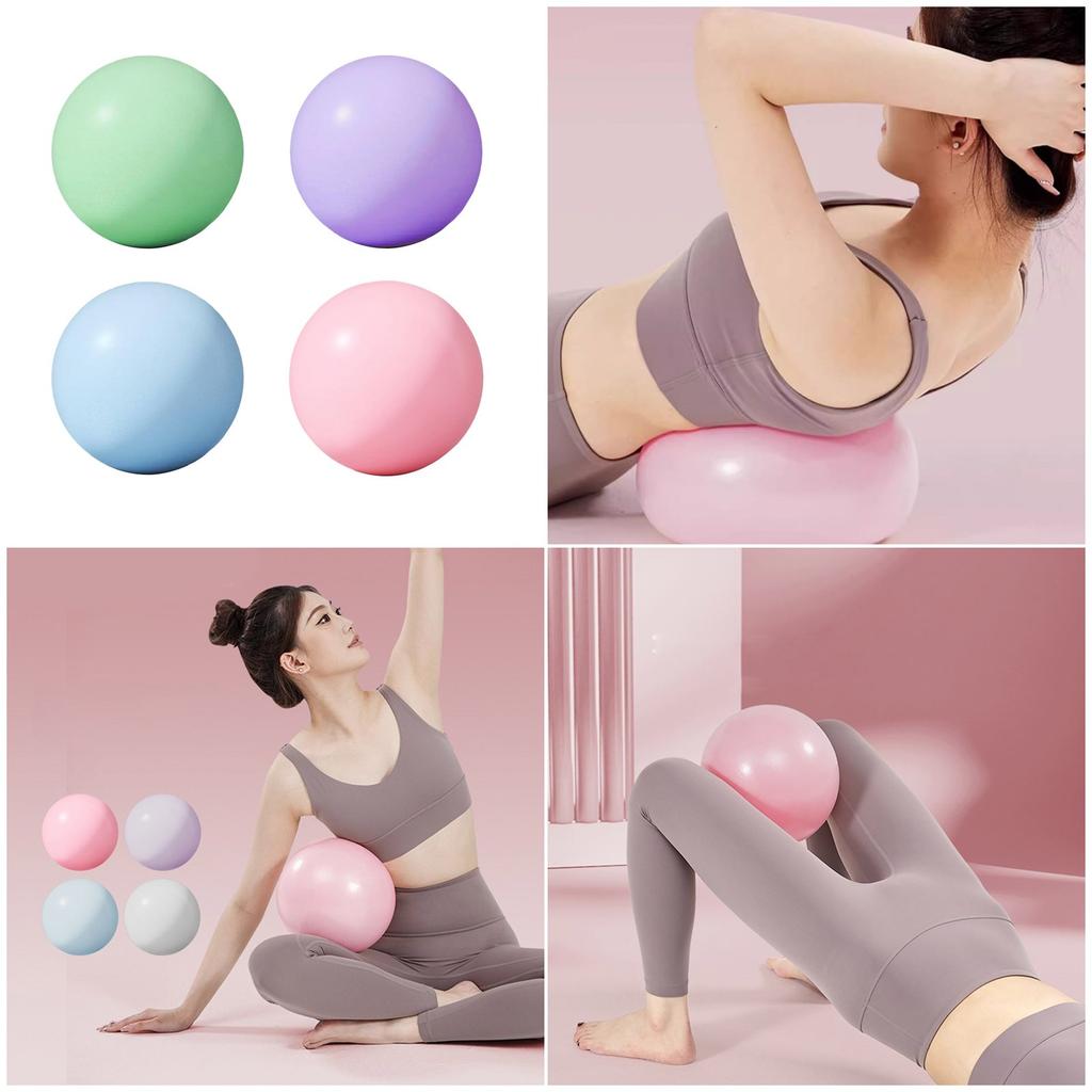 25cm 10Inch Pilates Ball Small Exercise Ball Mini Yoga Ball Gym Ball for Home Gym Pilates Yoga Balance Core Training