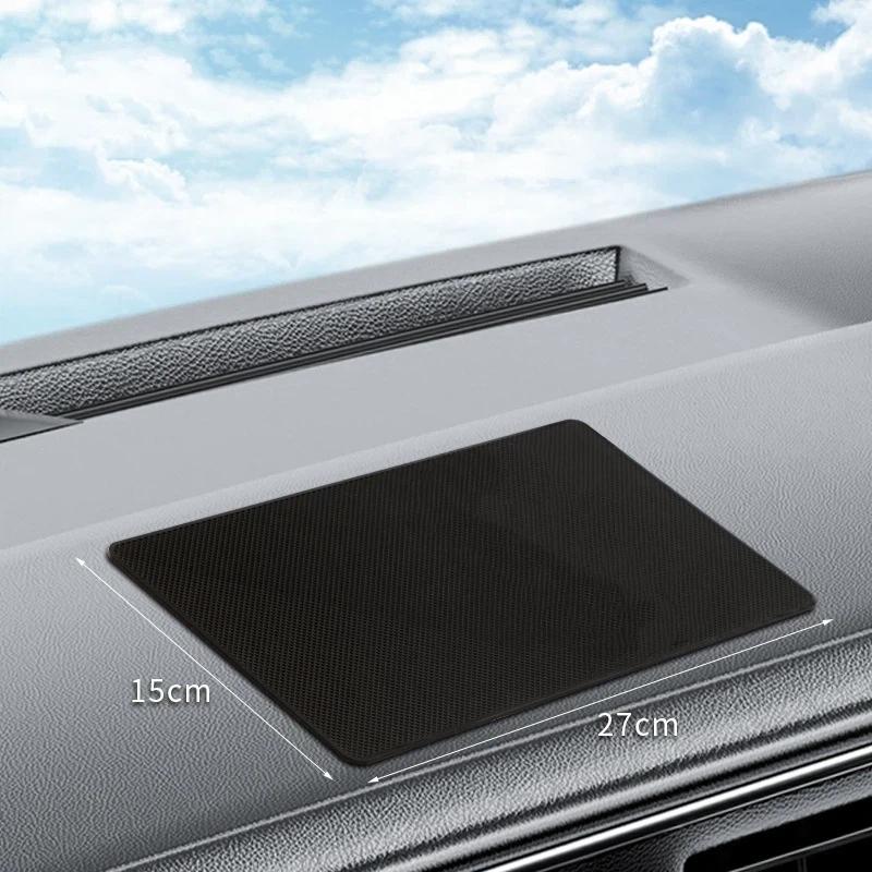 Car Heat Resistant Non Slip Mat Sticky Waterproof PVC Pad Dashboard Anti Slip Mat for Phone Keys Coins