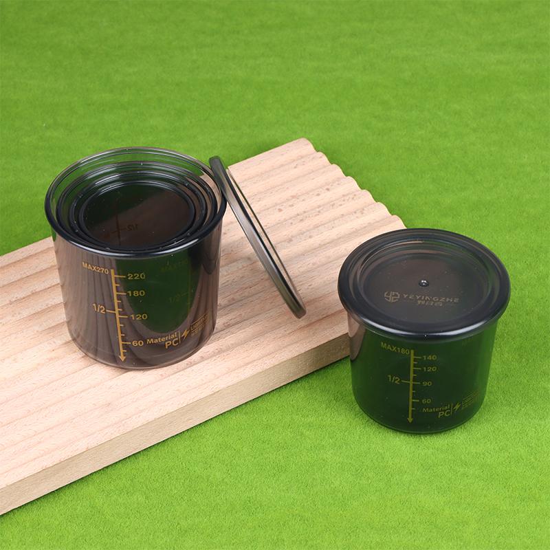 Fishing Bait Measuring Cup With Graduations, High Transparency, Shockproof, Thickened, Portable Fishing Tackle