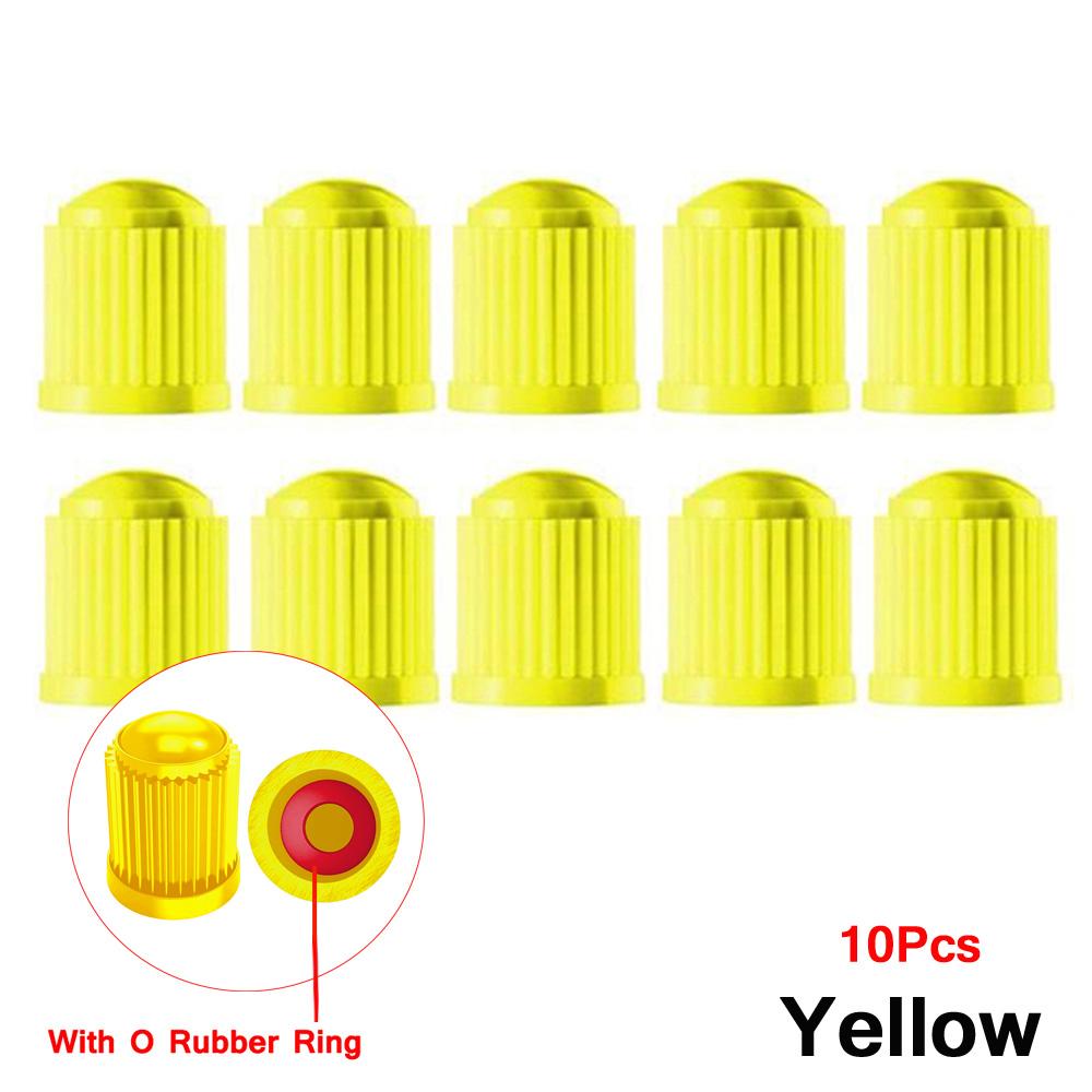 TPMS Tire Valve Caps with Rubber Seal Plastic Valve Dust Caps Covers for Car Motorbike Trucks Bike Bicycle Tyre Accessories Stem Caps1