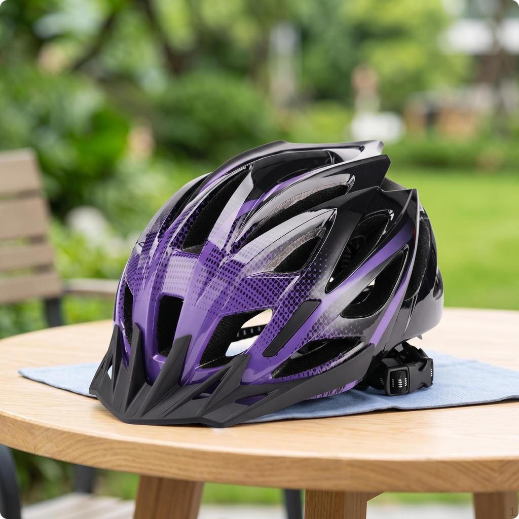 Helmet with Adjustable Dial Aerodynamic Adult Bike Ventilated for Cyclists, Commuters,
