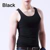 Canottiera attillata slim casual da 1 pezzo Canotta da uomo in seta di ghiaccio senza cuciture Canotta rimbalzante Solido elastico