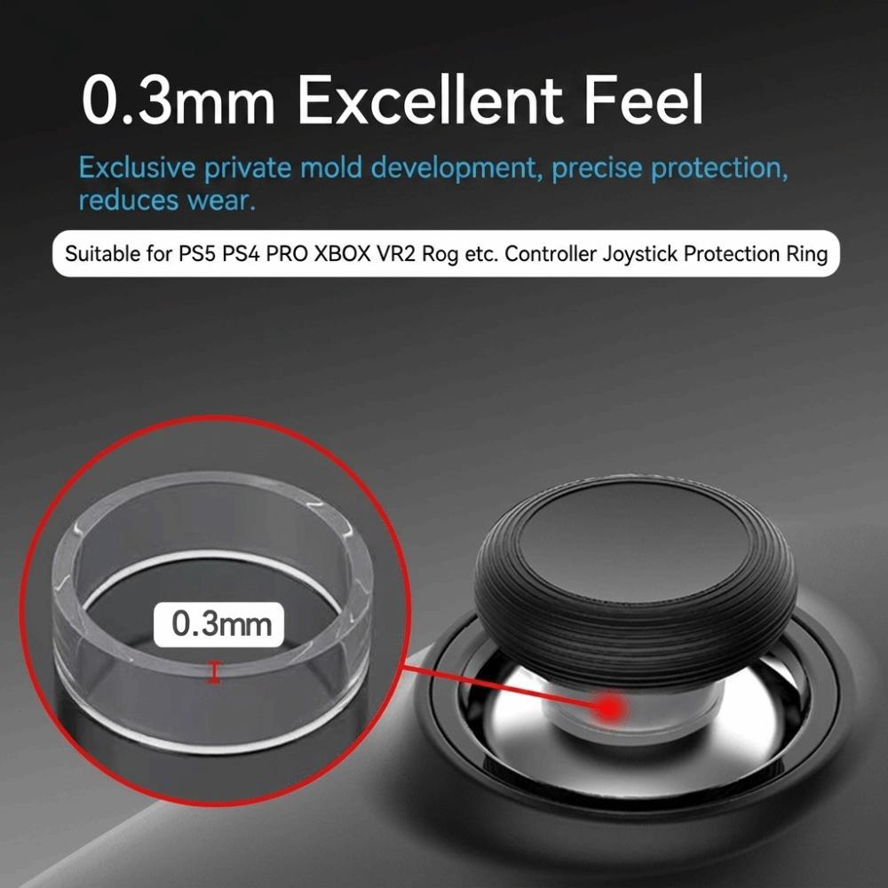 8PCS Anti Dust Joystick Silicone Guards for PS5 PS4 Pro Xbox VR2 ROG Joystick Protection