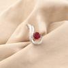 Gema de Rubelita Rosa Natural Joyería de Plata de Ley 925 Colgante Elegante 1" CP-24-6
