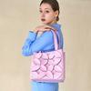 Suin Leaf Square Tote Bag - Lilac