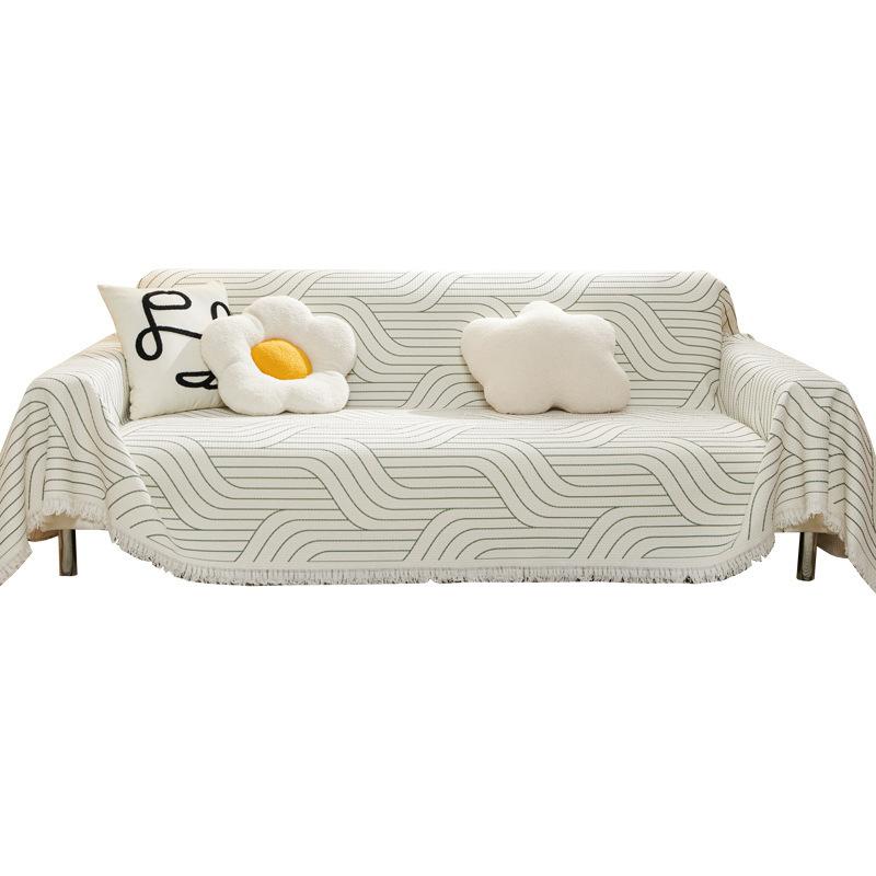 Chenille Sofa Cover Cloth, Universal Dustproof Sofa Cover for All Seasons, Anti-cat Scratch, Dustproof All-inclusive Sofa Cover Cloth, Thickened