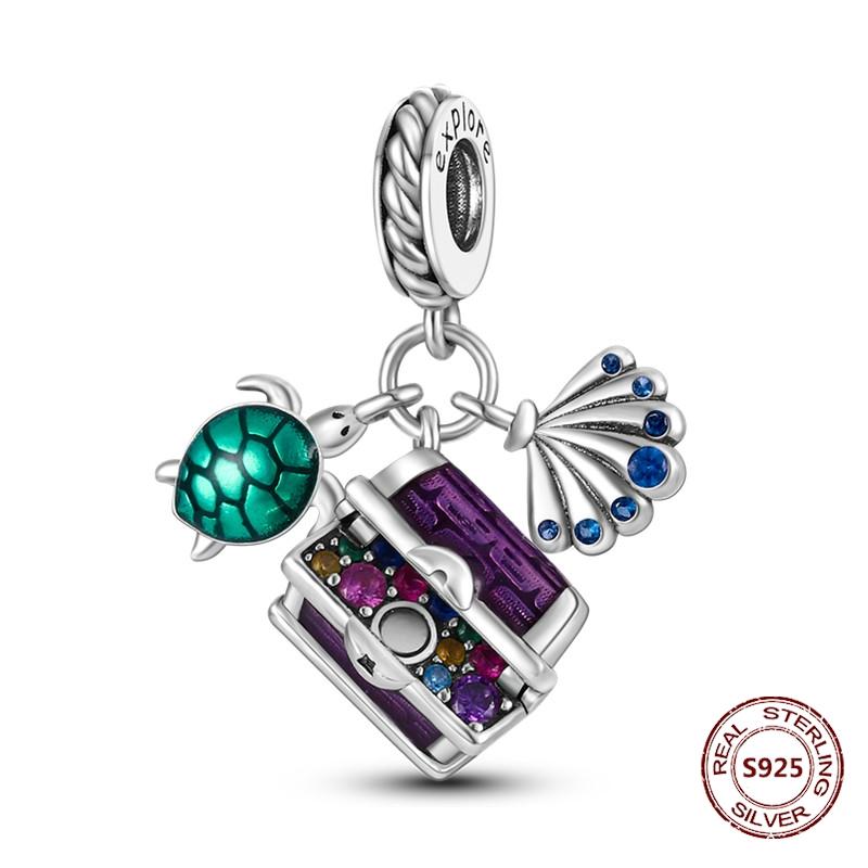 Copper Yellow Series Fashion Gold Sunflower Heart Charm Beads Fit Original Bracelet Party Diy Jewelry Gift