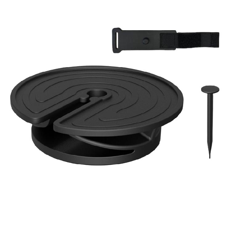 

Reusable Silicones Drink Holder with Suction Cups Waterproofed Drying Rack for Backyard Parties чорний