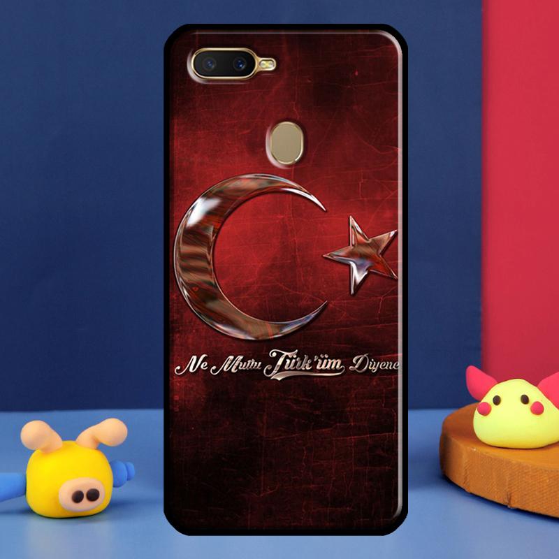 Türkei Turkey Ataturk Flagge Hülle Für Oppo A16 A76 A96 A58 A78 A98 A5 A9 A91 A15 A17 A77 A52 A72 A74 A94 A54S A57S Abdeckung