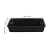 12Pcs Flower Basin Trays Square Plastic Flowerpot Holders Plant Pot Plates Soil Water Collector Flower Basin Tray