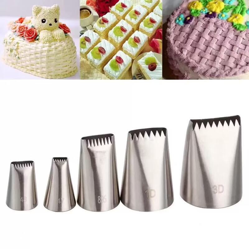 Qiwei Stainless Steel Pastry Decorating Nozzle Set