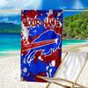 Custom Name Beach Towel Bills Logo Beach Towel, Soft Microfiber, Gift for Her/Him, Birthday, for Pool, Beach, Travel, Fan Gifts
