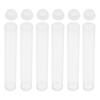 6Pcs Incense Storage Tube Set Clear Acrylic Material Fine Craftsmanship Portable Compact Design for Incense Sticks Aroma Holders