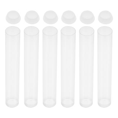 6Pcs Incense Storage Tube Set Clear Acrylic Material Fine Craftsmanship Portable Compact Design for Incense Sticks Aroma Holders